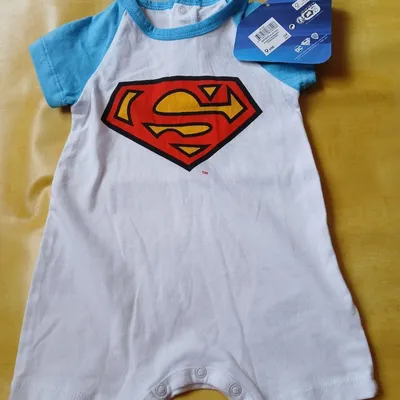 Barboteuse combishort garçon superman 54 cm 1 mois